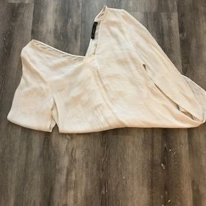 Zara sheer blouse XS